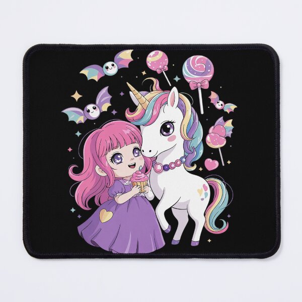 Item preview, Pastel Goth Cute Creepy Girl Unicorn Kawaii Menhera Witchy designed and sold by NeomiStoreSS.