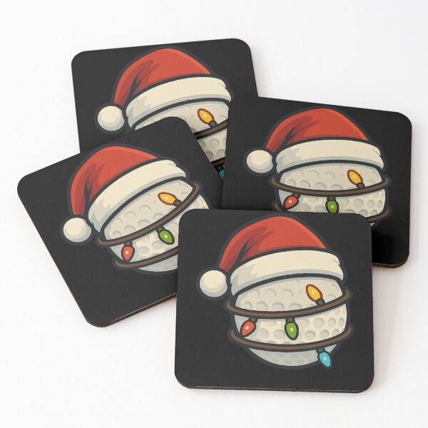 Item preview, Funny Golf Ball Christmas Santa Holiday designed and sold by LuminOrb.