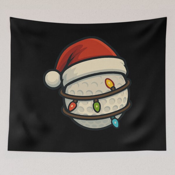 Item preview, Funny Golf Ball Christmas Santa Holiday designed and sold by LuminOrb.