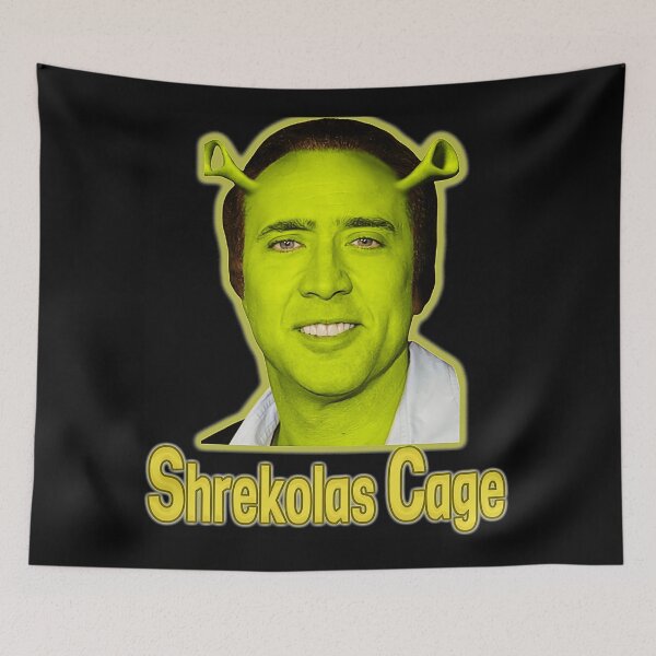 Item preview, Nicolas Cage - Shrekolas designed and sold by myhero2699.