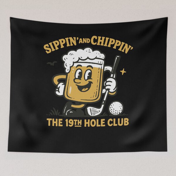 Item preview, Sippin' And Chippin' The 19th Hole Club Fun designed and sold by LuminOrb.