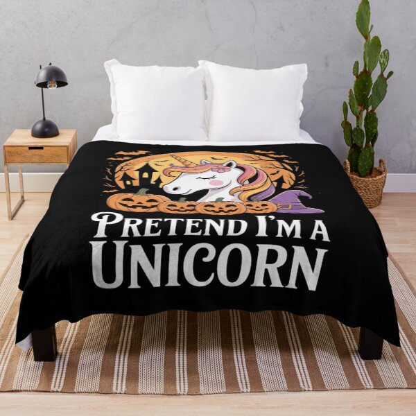 Item preview, Pretend I'm A Unicorn Halloween Costume For Girls Women designed and sold by HuValverdeArt.