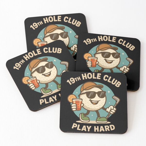 Item preview, Golf Fun 19th Hole Club Play Hard designed and sold by LuminOrb.