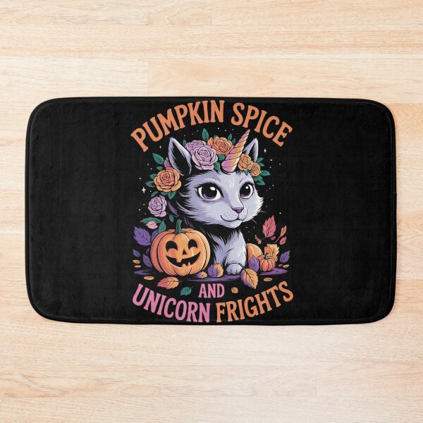 Item preview, Pumpkin Spice And Unicorn Frights And Spooky Halloween  designed and sold by HuValverdeArt.