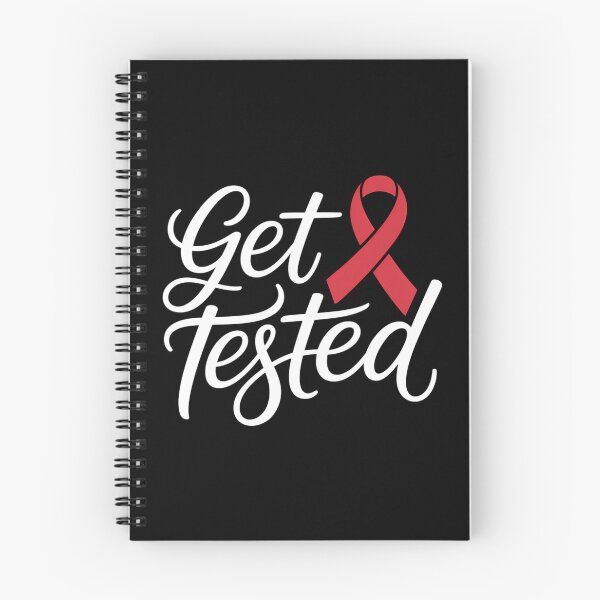 Item preview, Get Tested HIV Aids Awareness Red Ribbon World AIDS Day designed and sold by Bandikonsalez.