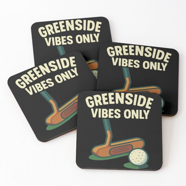 Item preview, Greenside Vibes Only Golf Lover Fun Design designed and sold by LuminOrb.