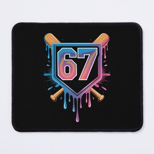 Item preview, Baseball Ice Cream Drip Number 67 Player 67th Birthday designed and sold by Bandikonsalez.
