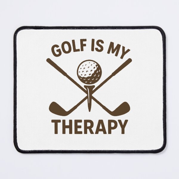Item preview, Golf Is My Therapy Golfing Humor Design designed and sold by LuminOrb.