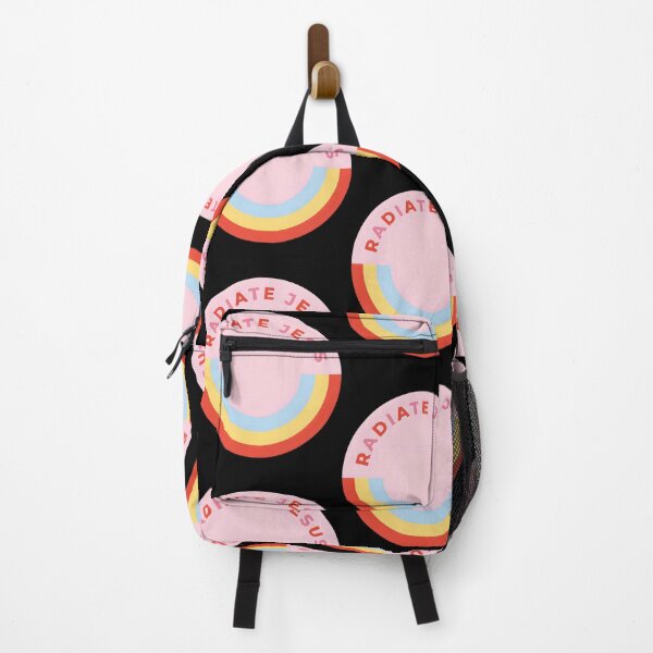 Item preview, Radiate Jesus — Retro Rainbow Badge designed and sold by UjimaSThompson.