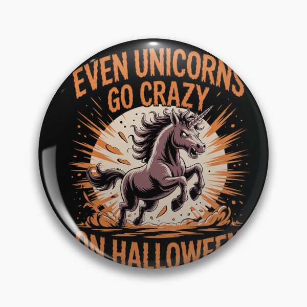 Item preview, Scary Zombie Unicorn, Unicorns go Crazy on Halloween  designed and sold by HuValverdeArt.