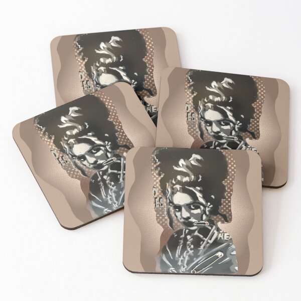 Item preview, Portrait of a punk woman designed and sold by marysfarbklecks.