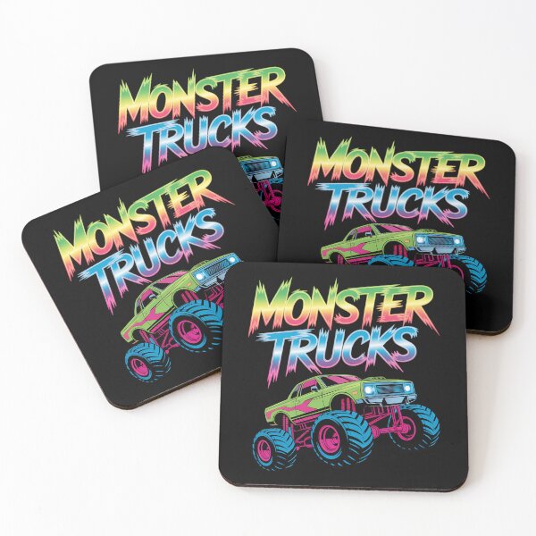 Item preview, Monster Truck Birthday Party Monster Trucks designed and sold by Bandikonsalez.