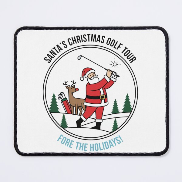 Item preview, Minimalist Santa Golfing Graphic - Modern Christmas Golfer designed and sold by Wear Sculpt.