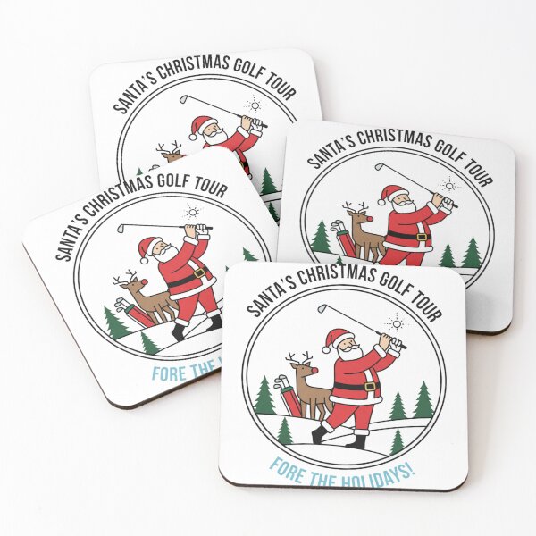 Item preview, Minimalist Santa Golfing Graphic - Modern Christmas Golfer  designed and sold by Wear Sculpt.