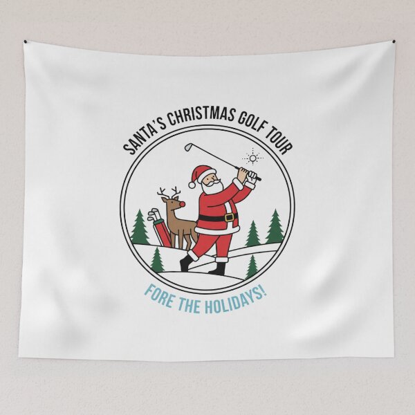 Item preview, Minimalist Santa Golfing Graphic - Modern Christmas Golfer  designed and sold by Wear Sculpt.