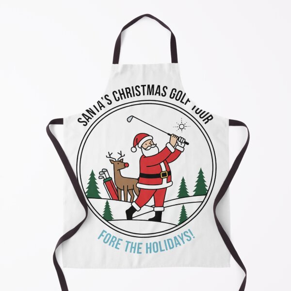 Item preview, Minimalist Santa Golfing Graphic - Modern Christmas Golfer designed and sold by Wear Sculpt.