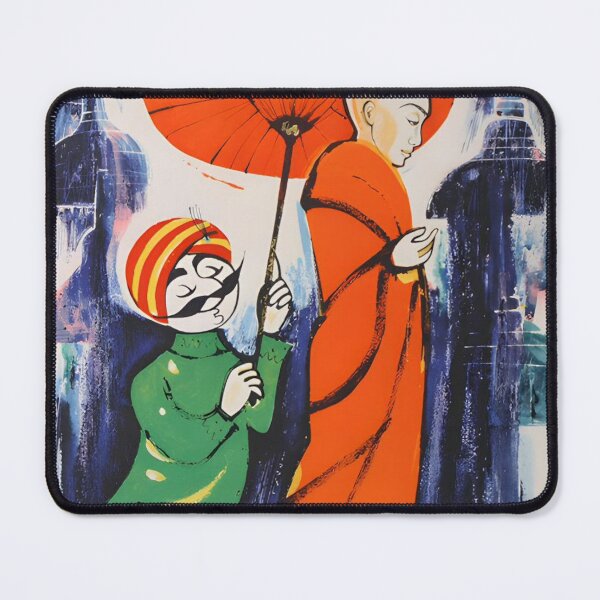 Item preview, Vintage Bangkok Air India Airline art poster print designed and sold by shakmati.