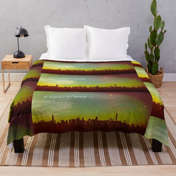 Item preview, All dreams have their beginnings - NYC Skyline designed and sold by Leah McNeir.