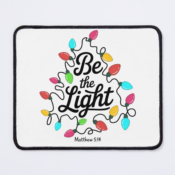 Item preview, Be The Light Christmas Lights Bible Christian designed and sold by wansilastomi.