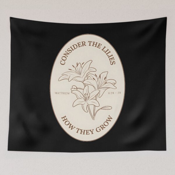 Item preview, Consider the Lilies — Scripture Botanical S designed and sold by UjimaSThompson.