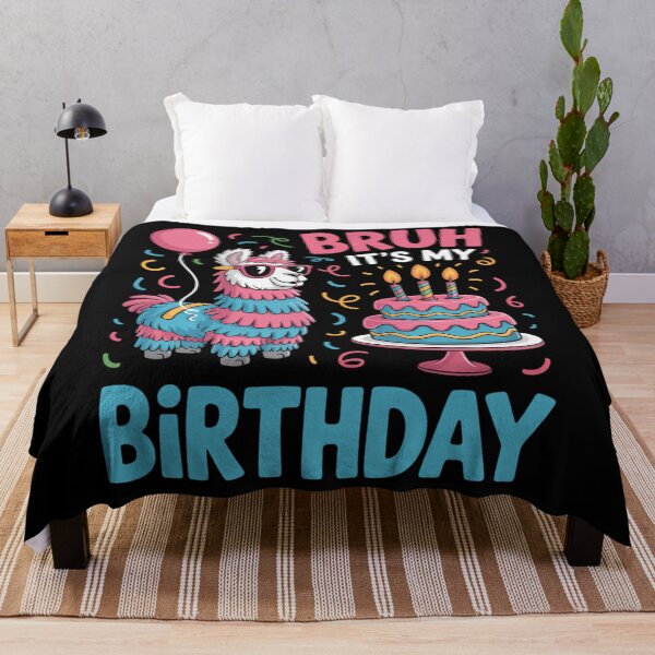 Item preview, Bruh It’s My Birthday Funny Llama Pinata bday boy kids party designed and sold by Bandikonsalez.