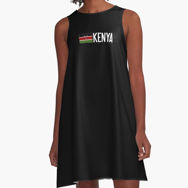 Kenya: Kenyan Flag A-Line Dress