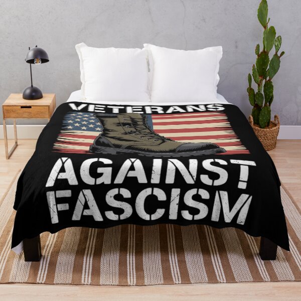 Item preview, Veterans Against Fascism US Flag designed and sold by Bandikonsalez.