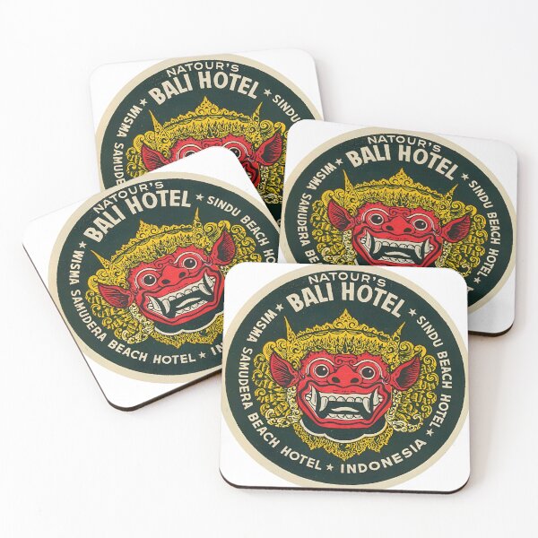 Item preview, Vintage Bali Hotel Luggage Travel Art Print T-Shirt designed and sold by shakmati.