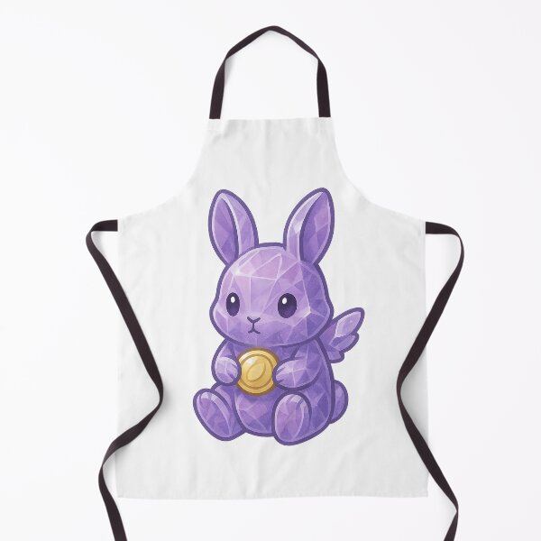 Item preview, Amethyst Fortune Bunny Sticker | Kawaii Crystal Rabbit | Lucky Money Charm designed and sold by HerDreamCodes.