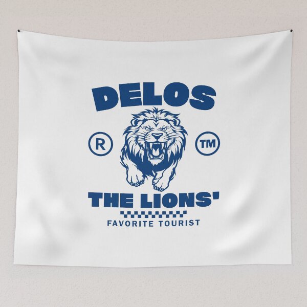 Item preview, Delos: the lions' favorite tourist (Delos Greece) designed and sold by Peerless-Prime.