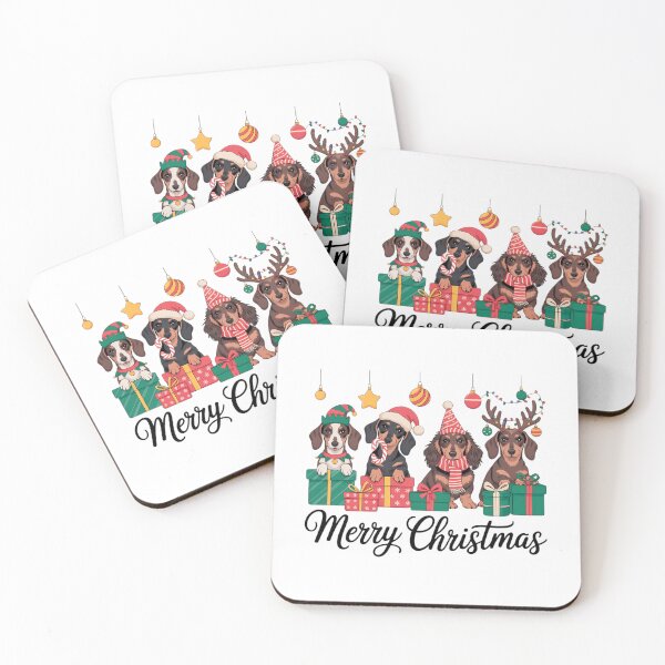 Item preview, Merry Christmas Dachshund Dog designed and sold by Bandikonsalez.