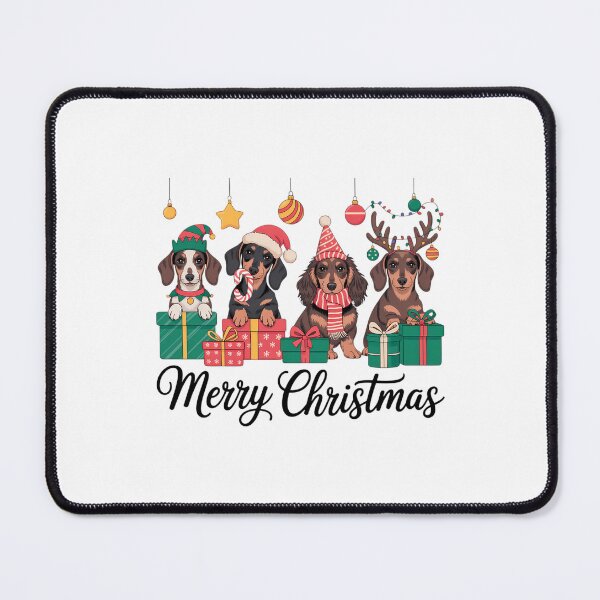Item preview, Merry Christmas Dachshund Dog designed and sold by Bandikonsalez.