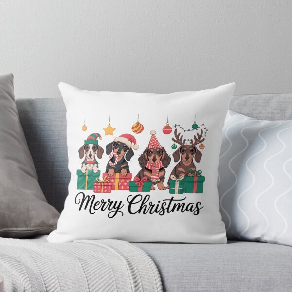 Item preview, Merry Christmas Dachshund Dog designed and sold by Bandikonsalez.