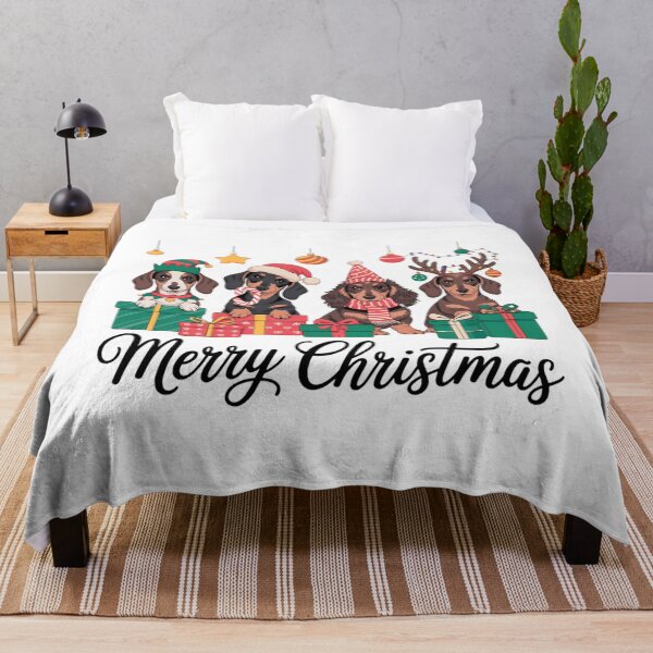 Item preview, Merry Christmas Dachshund Dog designed and sold by Bandikonsalez.