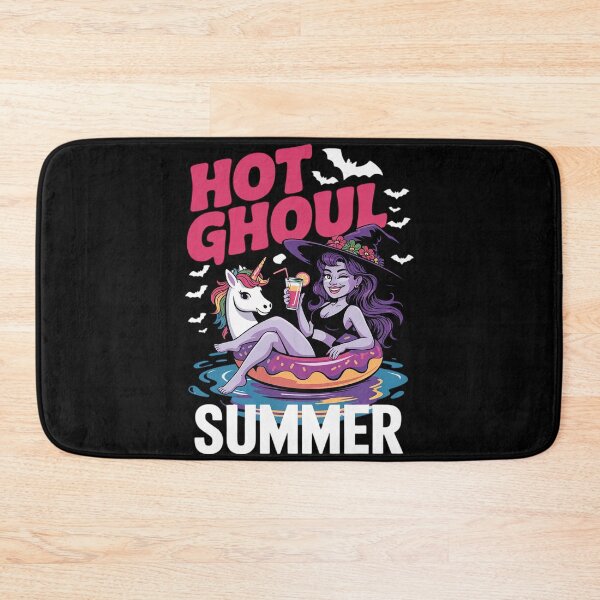 Item preview, Summerween Summer Halloween Unicorn Float Hot Ghoul Summer  designed and sold by HuValverdeArt.