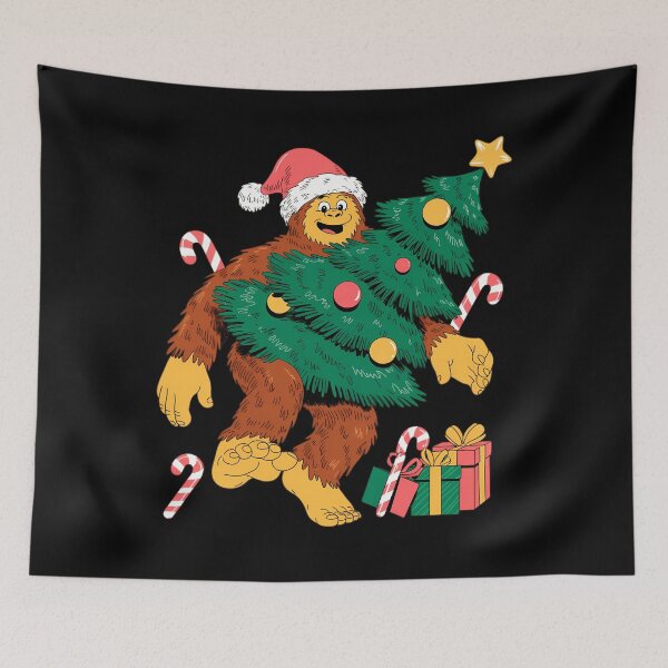 Item preview, Most Wonderful Christmas Bigfoot Christmas Tree Lights Xmas designed and sold by Bandikonsalez.