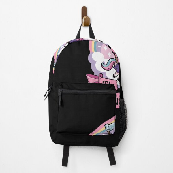 Item preview, The Audacity Skeleton Riding Unicorn Rainbow Halloween Women  designed and sold by HuValverdeArt.