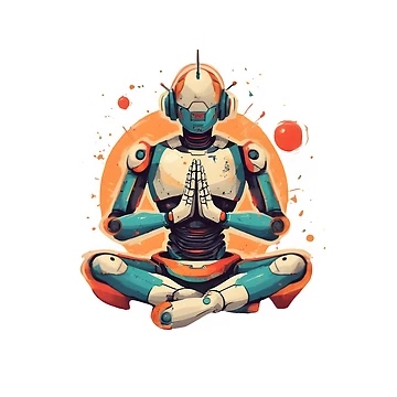 Artwork thumbnail, Meditating ROBOT by Mood Wavers