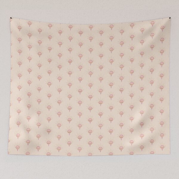 Item preview, Geo Pop Sunset Pattern - Light Apricot designed and sold by Daniel Bevis Design.