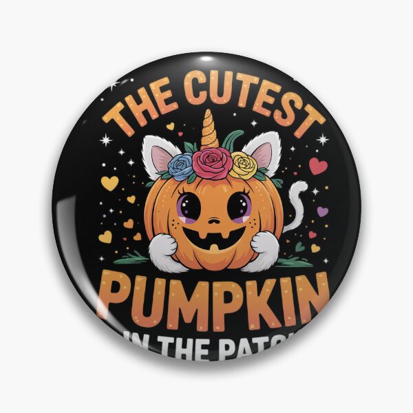 Item preview, The Cutest Pumpkin In The Patch Unicorn Pumpkin Halloween  designed and sold by HuValverdeArt.