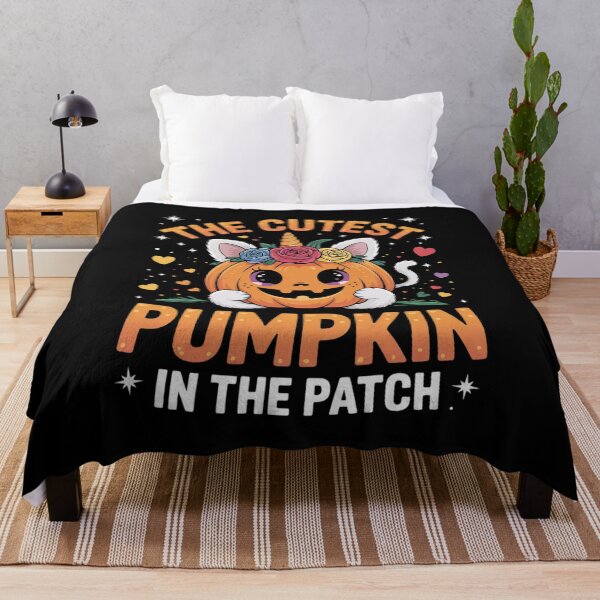 Item preview, The Cutest Pumpkin In The Patch Unicorn Pumpkin Halloween designed and sold by HuValverdeArt.