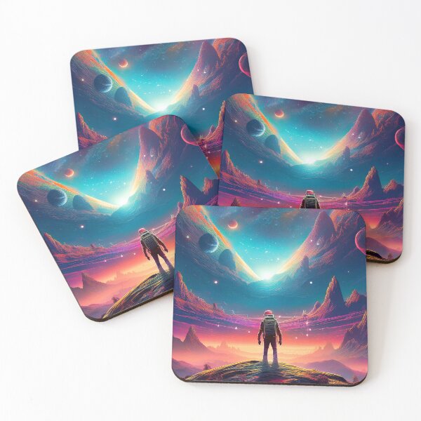 Item preview, Astronaut Surreal Art designed and sold by CharlottePlaceArt.