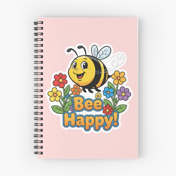 Item preview, Bee Happy! Colorful Cartoon Bee Joy designed and sold by PrintBreeze.