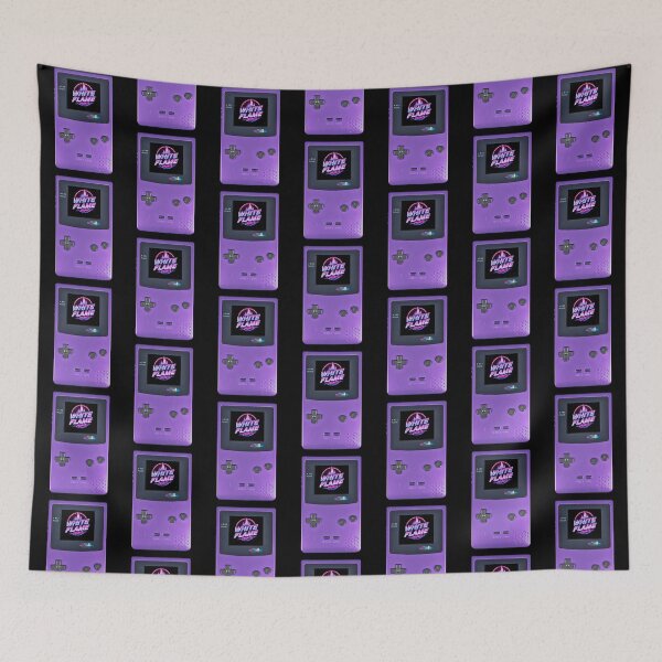 Item preview, Classic PURPLE Handheld Gaming Console | Retro '90s Gamer Nostalgia Gift designed and sold by WHITE FLAME PRINTS.