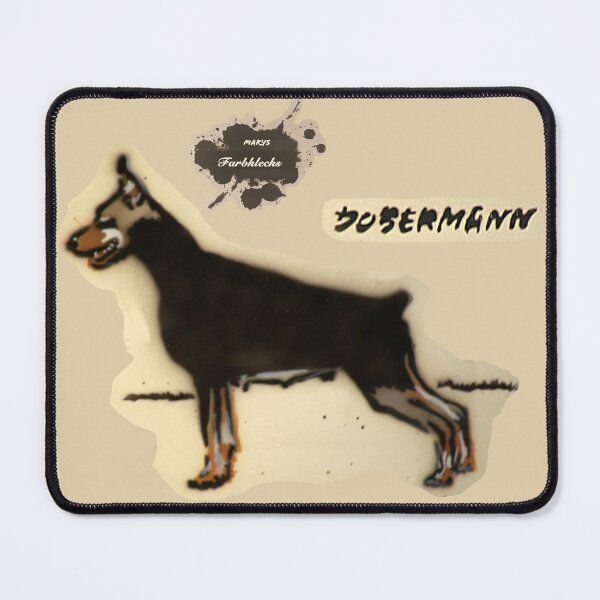 Item preview, A Doberman looks into the distance designed and sold by marysfarbklecks.