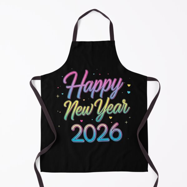 Artikelvorschau, Strahlendes Neon-Farbverlaufsdesign „Frohes Neues Jahr 2026“ – Farbenfrohe Festkunst voller Freude und Energie entworfen und verkauft von PixelVibe782.