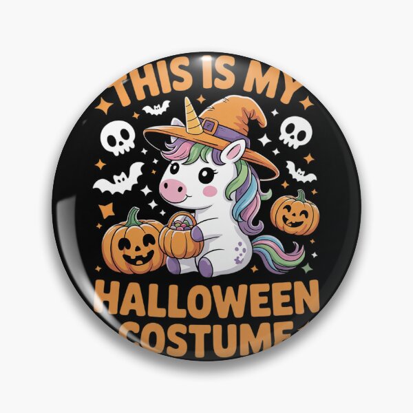 Item preview, This is My Human Costume – Magic Halloween Unicorn  designed and sold by MonsterBuddiess.
