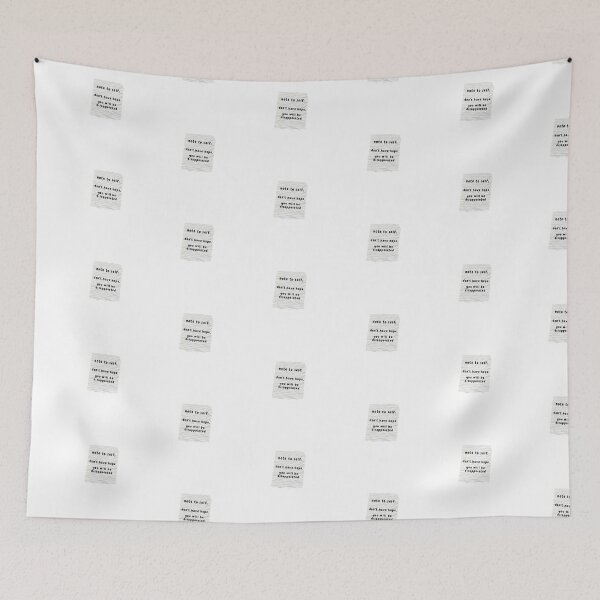 Item preview, note to self: don't have hope you will be disappointed (letter version) designed and sold by Hi-kari.