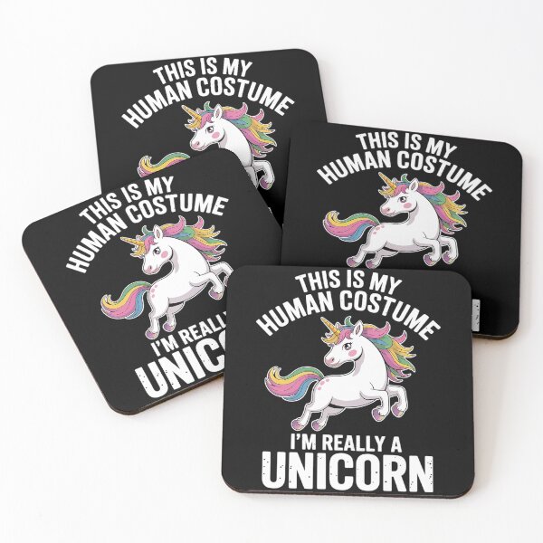 Item preview, This Is My Human Costume I'm Really A Unicorn Halloween 1  designed and sold by MonsterBuddiess.