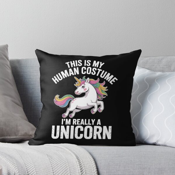 Item preview, This Is My Human Costume I'm Really A Unicorn Halloween 1  designed and sold by MonsterBuddiess.
